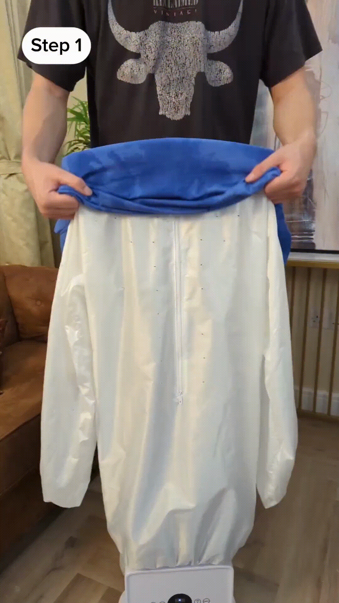 Demonstração da máquina de passar automática